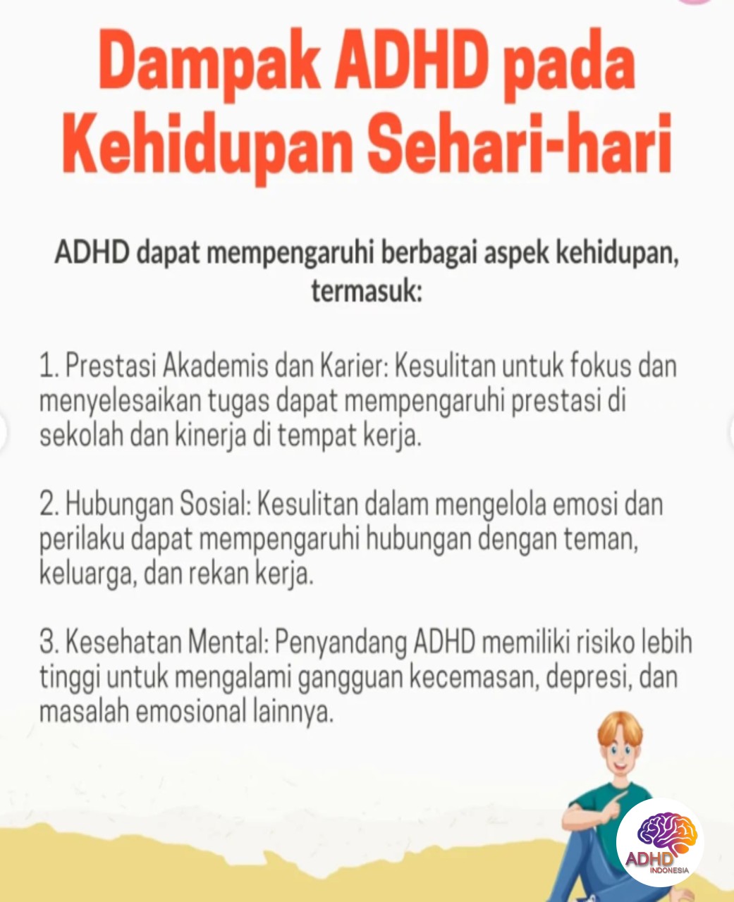 ADHD dan Hubungan Sosial Anak di Lingkungan Sekolah di Kabupaten Lampung Tengah