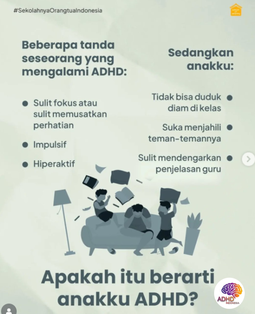 Ciri dan Gejala ADHD pada Anak Usia Dini di Kabupaten Lampung Tengah
