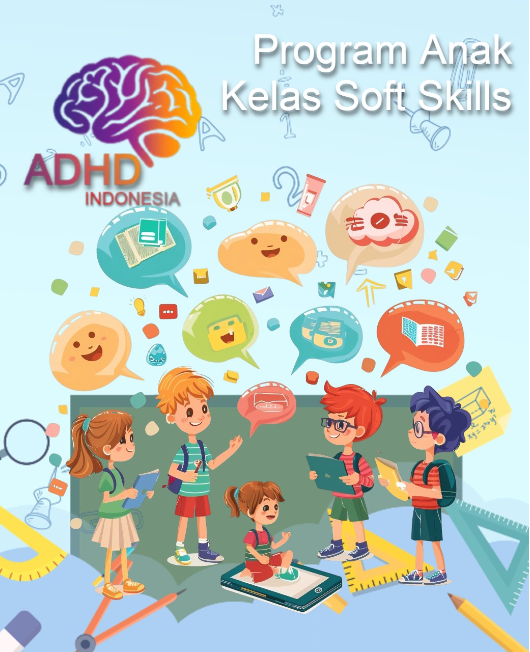 Program ADHD Indonesia Kabupaten Lampung Tengah Kelas Soft Skills Anak ADHD