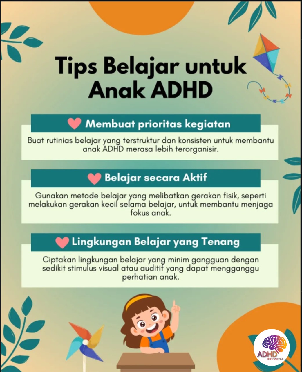 Strategi Belajar yang Cocok untuk Anak ADHD di Kabupaten Lampung Tengah